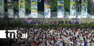 Foto: Acto por la Dignidad Nacional con el Comandante Daniel Ortega y la Compañera Rosario Murillo
