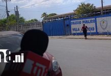 Foto: Nuevo caso de agresión en el Colegio Villa Libertad, en Managua / TN8