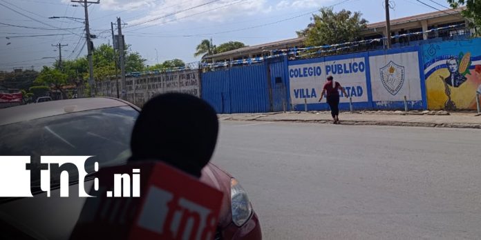 Foto: Nuevo caso de agresión en el Colegio Villa Libertad, en Managua / TN8