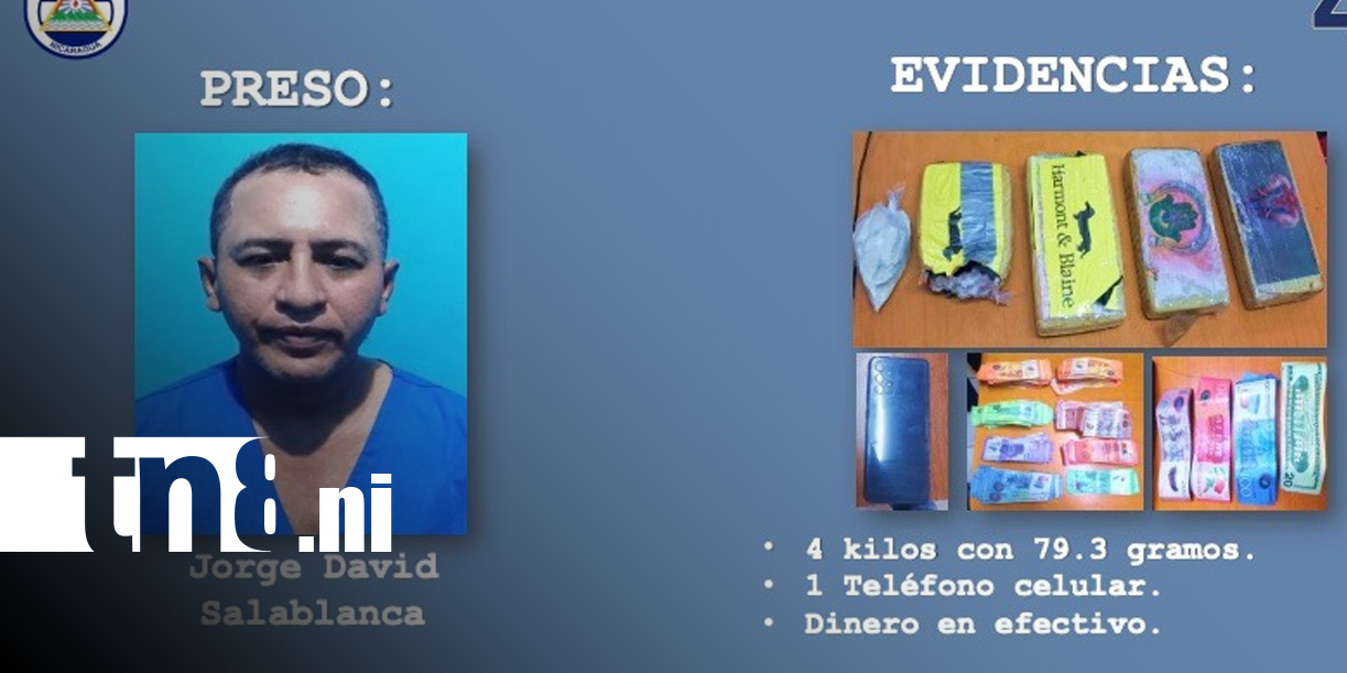 Foto: Conferencia policial sobre incautación de cocaína en Chontales / TN8