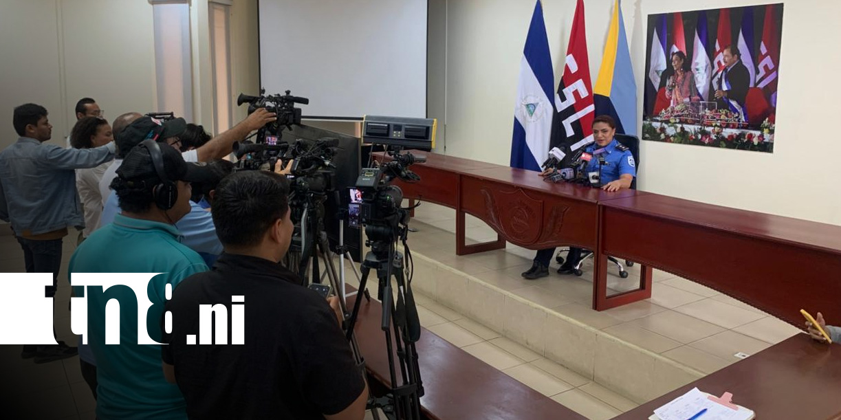 Foto: Conferencia policial sobre incautación de cocaína en Chontales / TN8