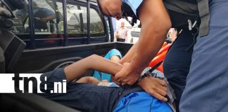 Foto: Captura de adolescente por supuesto robo en Carretera a Masaya, Managua / TN8