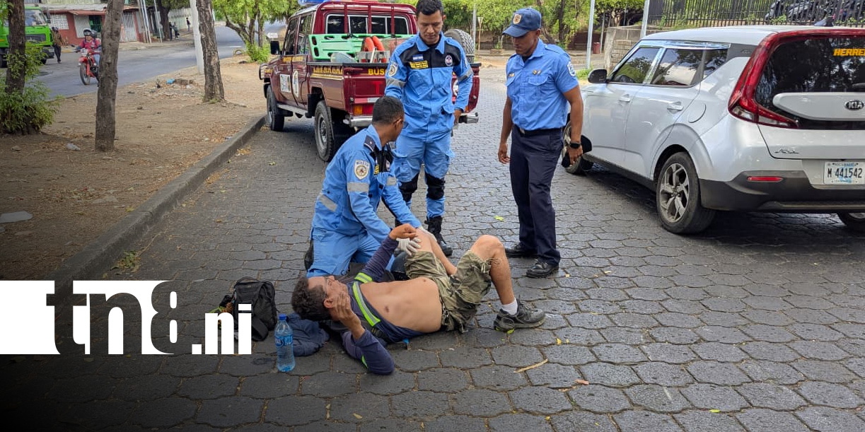 Foto: Accidente de motorizado por culpa de un perro en Managua / TN8