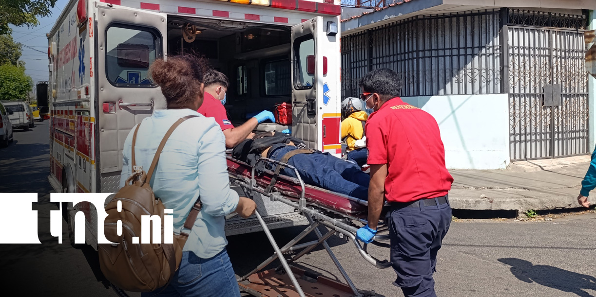 Foto: Fuerte accidente de tránsito en Managua / TN8