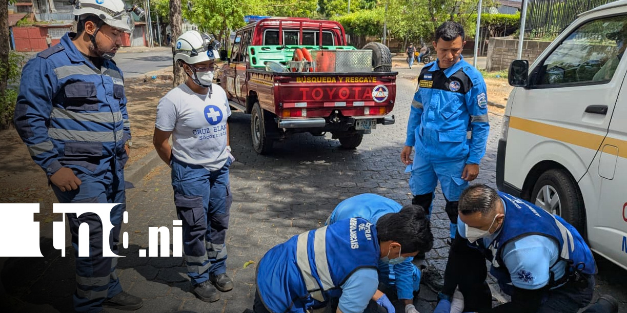 Foto: Accidente de motorizado por culpa de un perro en Managua / TN8