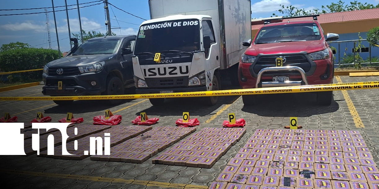 Foto: Incautación de más de 500 kilos de cocaína en Jinotega / TN8