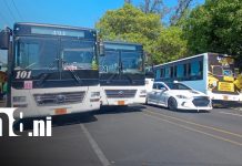 Ruta 101 y MR4 chocan en Managua y conductores se agarran «a tapazos» Foto: Confrontación entre conductores de dos Rutas de Managua / TN8