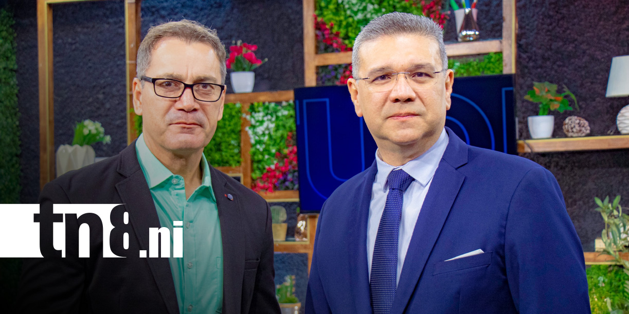 Foto: Entrevista a Erwin Ramírez, titular del MIFIC Nicaragua, en Estudio TN8