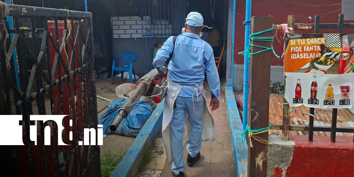 Foto: Fumigación y abatización en Managua, Nicaragua / TN8