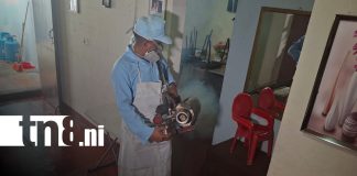 Foto: Fumigación y abatización en Managua, Nicaragua / TN8