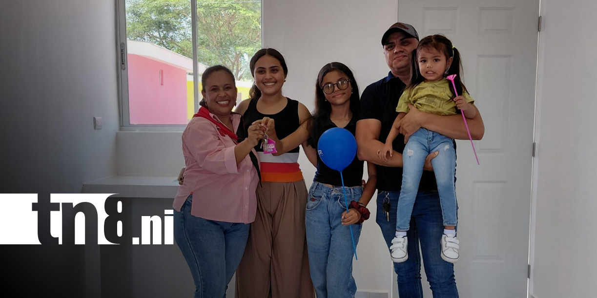Foto: Entrega de viviendas en Nagarote / TN8