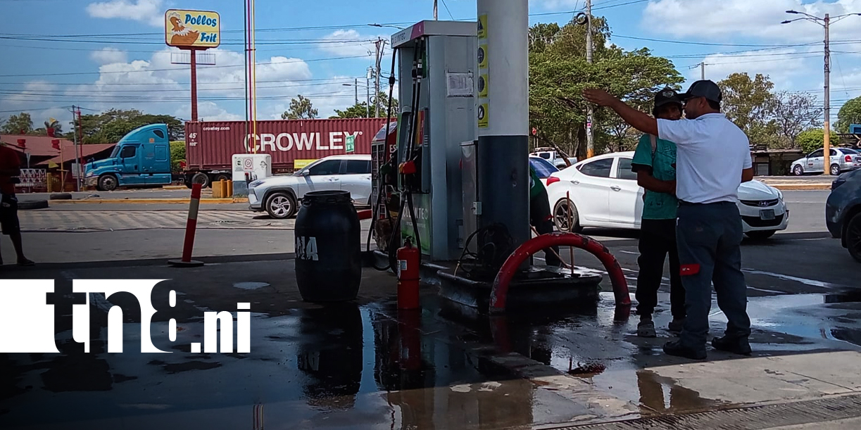 Foto: Así ocurrió el accidente en la gasolinera Puma de Tipitapa/ TN8