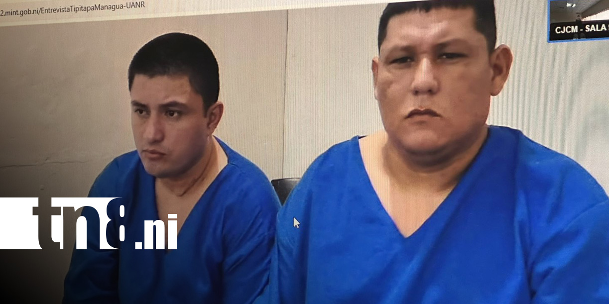 Foto: Procesan a sujetos por cocaína en Managua / TN8