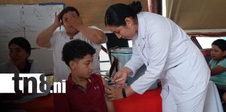 Foto: Vacunación contra el VPH en Managua / TN8