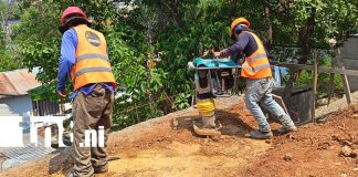 Foto: “Encantada por este proyecto”: avanzan muros y drenajes en Ocotal /TN8