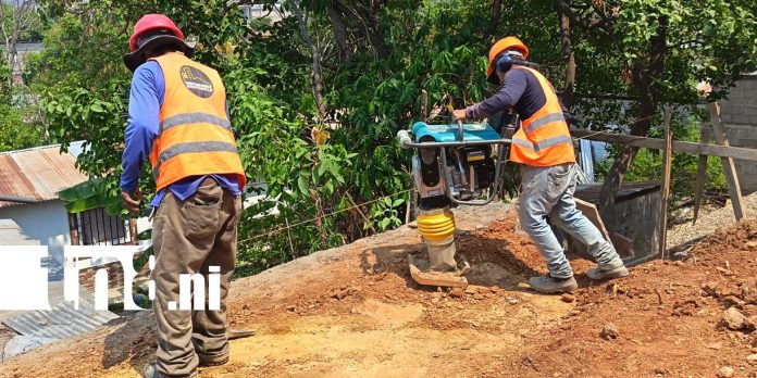Foto: “Encantada por este proyecto”: avanzan muros y drenajes en Ocotal /TN8 Foto: “Encantada por este proyecto”: avanzan muros y drenajes en Ocotal /TN8
