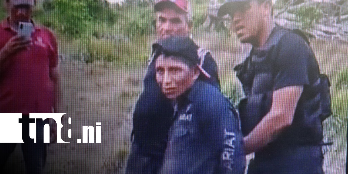 Foto: Captura de presunto violador en Siuna / TN8