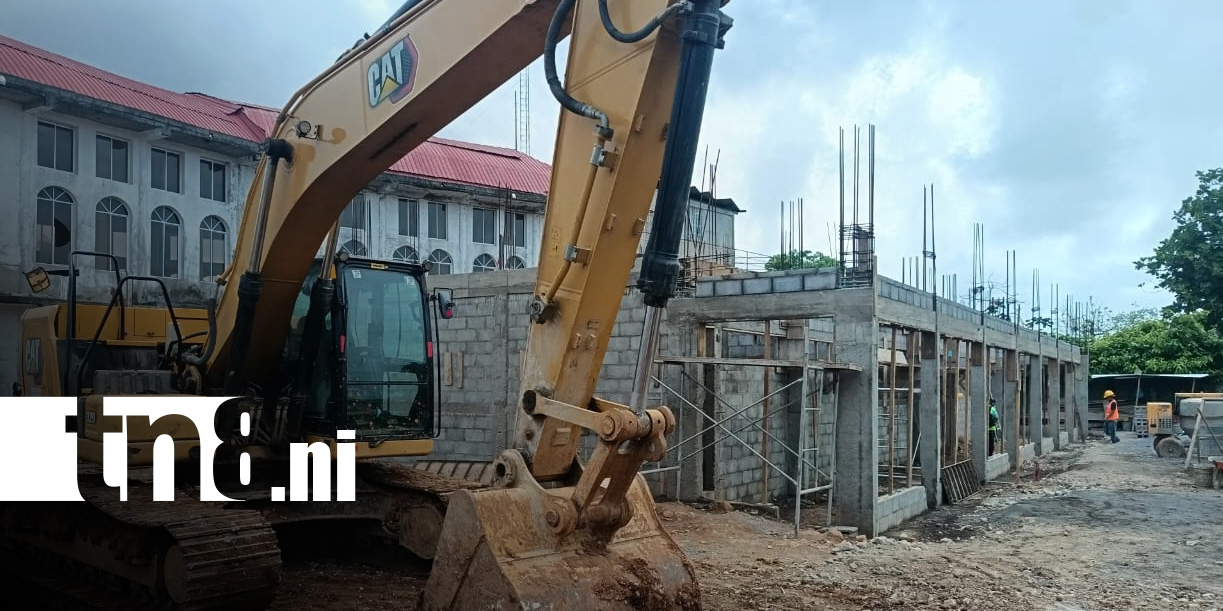 Foto: Avanza a paso firme la transformación del Colegio Horatio Hodgson en Bluefields / TN8