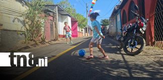 Foto: Entrega de nuevas calles en el barrio Francisco Salazar, Managua / TN8
