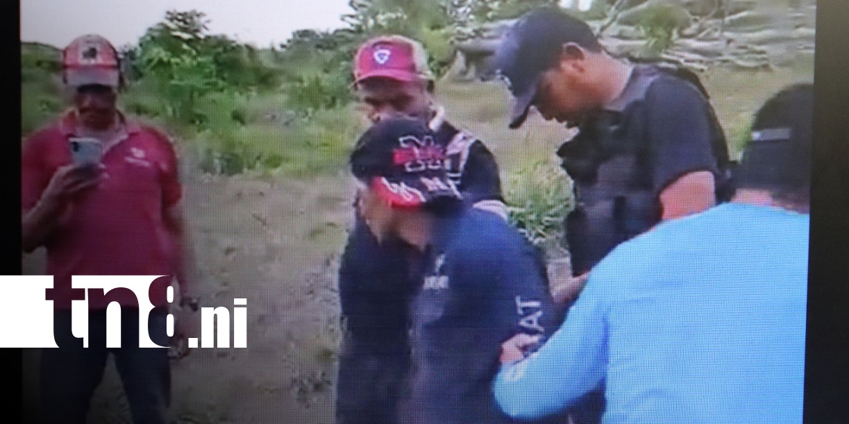 Foto: Captura de presunto violador en Siuna / TN8