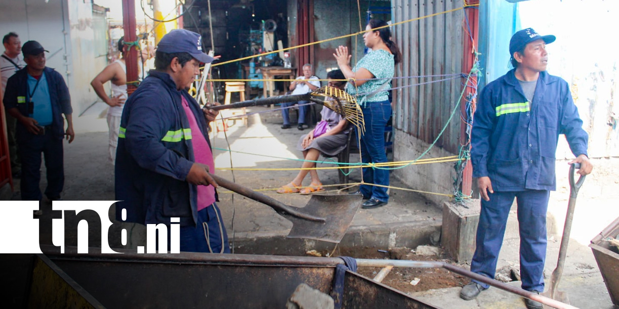 Foto: Reconstrucción de tramos afectados por incendio en Masaya / TN8
