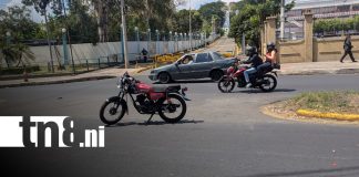 Foto: Accidente en sector de Plaza Inter, Managua / TN8