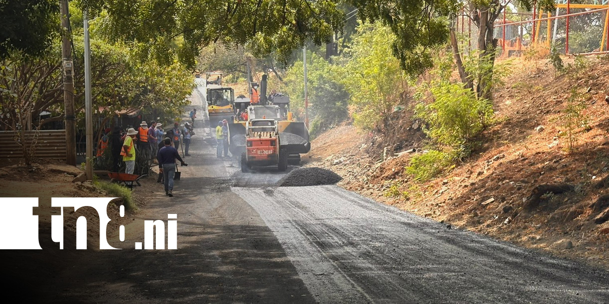 Foto: Nuevas calles en Managua / TN8