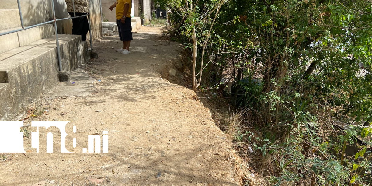 Foto: “Encantada por este proyecto”: avanzan muros y drenajes en Ocotal /TN8