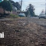 Foto: Calles deterioradas en el barrio Altagracia, Managua / TN8