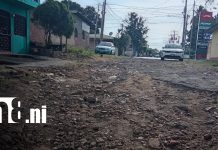 Familias de Altagracia denuncian calle deteriorada y riesgo de inundaciones Foto: Calles deterioradas en el barrio Altagracia, Managua / TN8