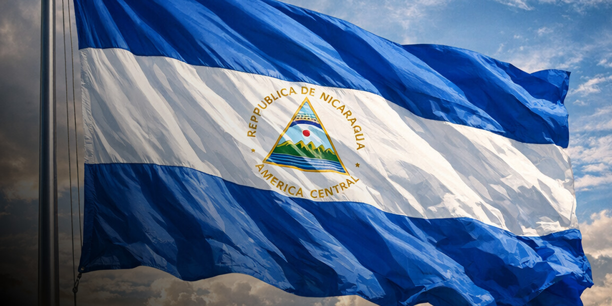 Foto: Bandera de Nicaragua