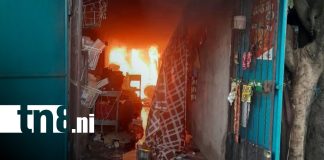 Foto: Incendio en viviendas de Chinandega / TN8