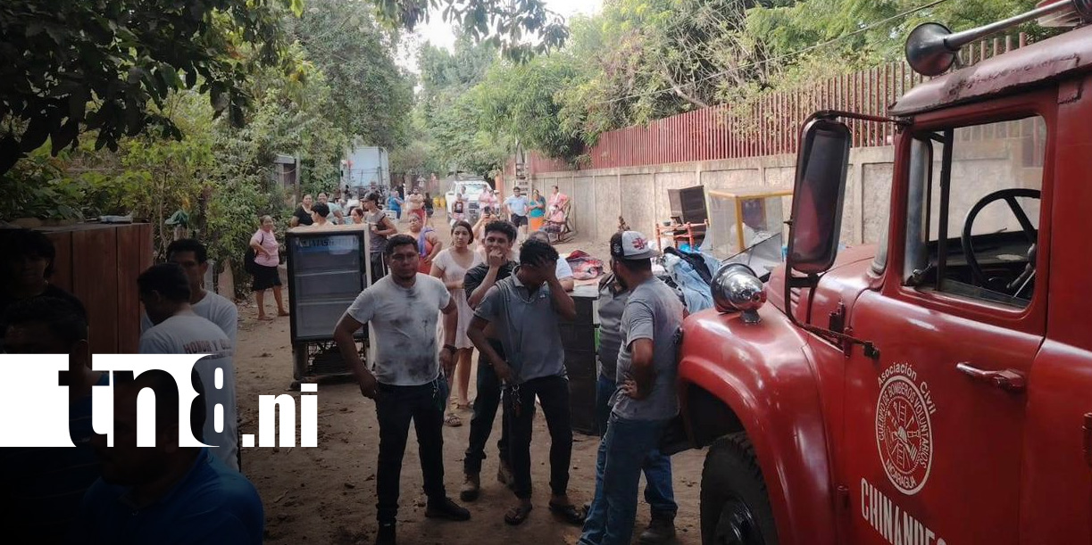 Foto: Incendio en viviendas de Chinandega / TN8