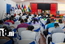 Recuerdan en Bilwi el vínculo histórico de Sandino con la Costa Caribe Norte Foto: Homenaje a Sandino desde el INATEC en Puerto Cabezas / TN8