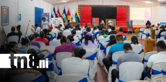 Foto: Homenaje a Sandino desde el INATEC en Puerto Cabezas / TN8