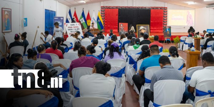 Foto: Homenaje a Sandino desde el INATEC en Puerto Cabezas / TN8