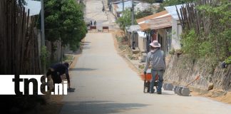 Foto: Proyecto de adoquinado en Ocotal, Nueva Segovia / TN8