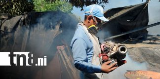 Foto: Fumigación y abatización en Managua / TN8