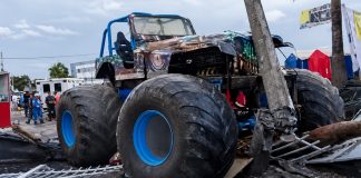 Foto: Monster Truck irrumpe entre el público de Colombia /Cortesía