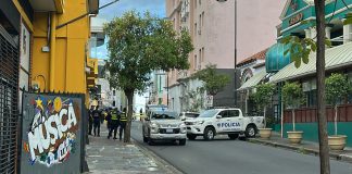 Foto: Pareja es asesinada a balazos en pleno centro de San José /Cortesía