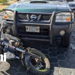 Imprudencia al volante deja a motociclista lesionado en el sector del Guanacaste Foto: Accidente de tránsito en el sector del Guanacaste /TN8