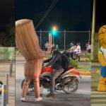 Tung Tung Sahur llegó a Managua y repartió garrotazos por irrespetar el paso peatonal Foto: Así promueve la Alcaldía Managua el respeto vial /TN8