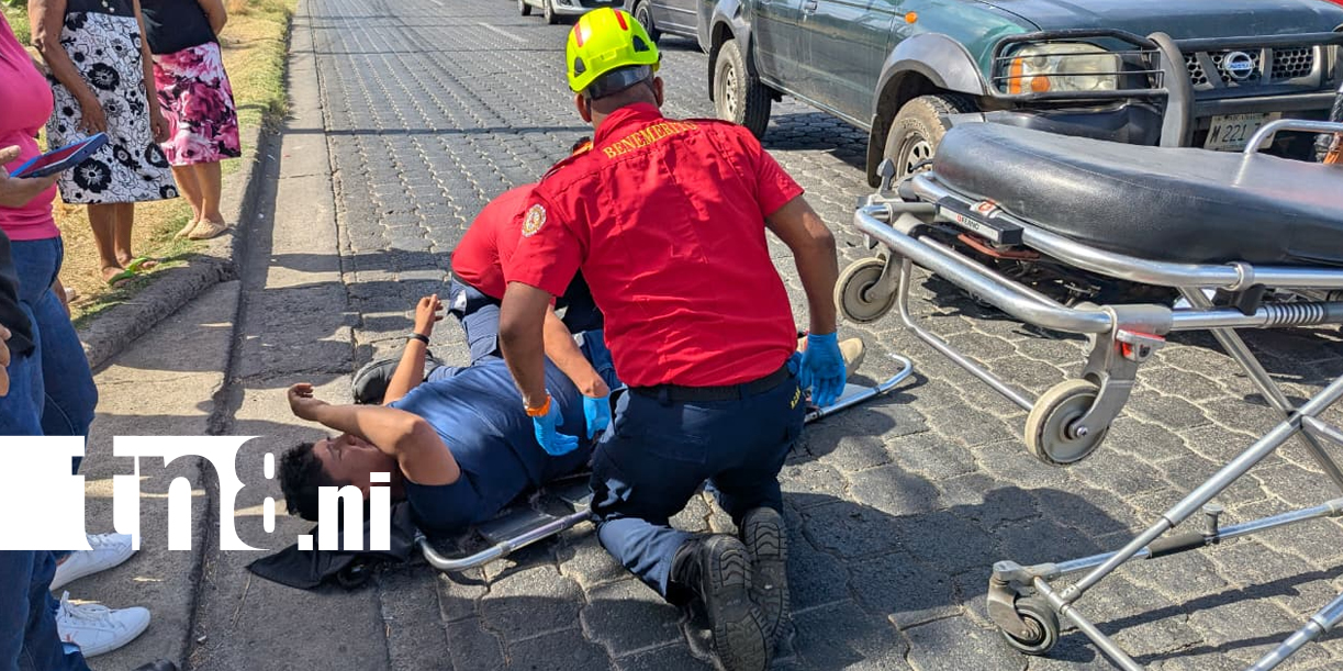 Foto: Accidente de tránsito en el sector del Guanacaste /TN8