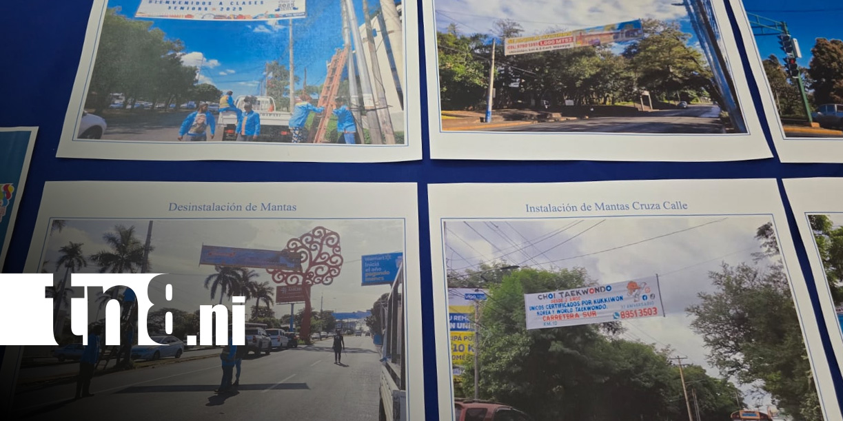 Foto: Reglamentos para establecer rótulos en Managua / TN8