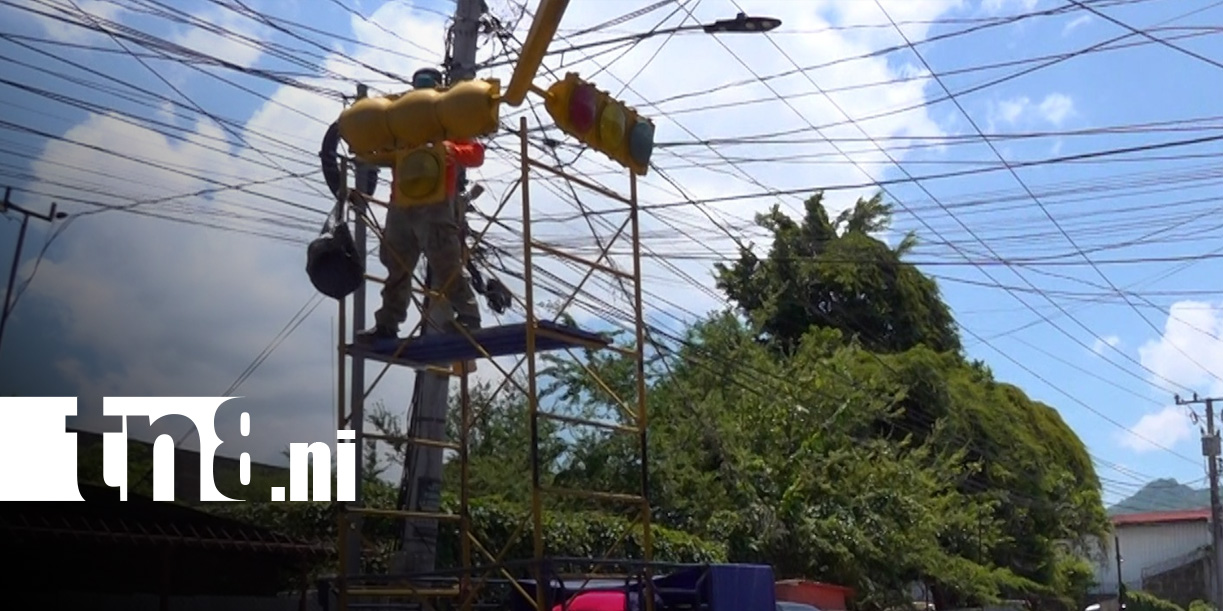 Foto: Semáforos de Matagalpa con renovación / TN8