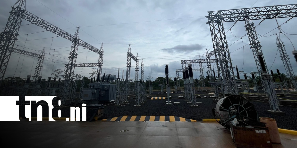 Foto: Subestación eléctrica “Ingeniero Danilo Hernández” en Bluefields / TN8