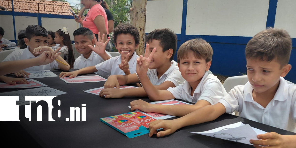 Foto: Taller Creativo “Pintemos a Sandino con Amor” / TN8
