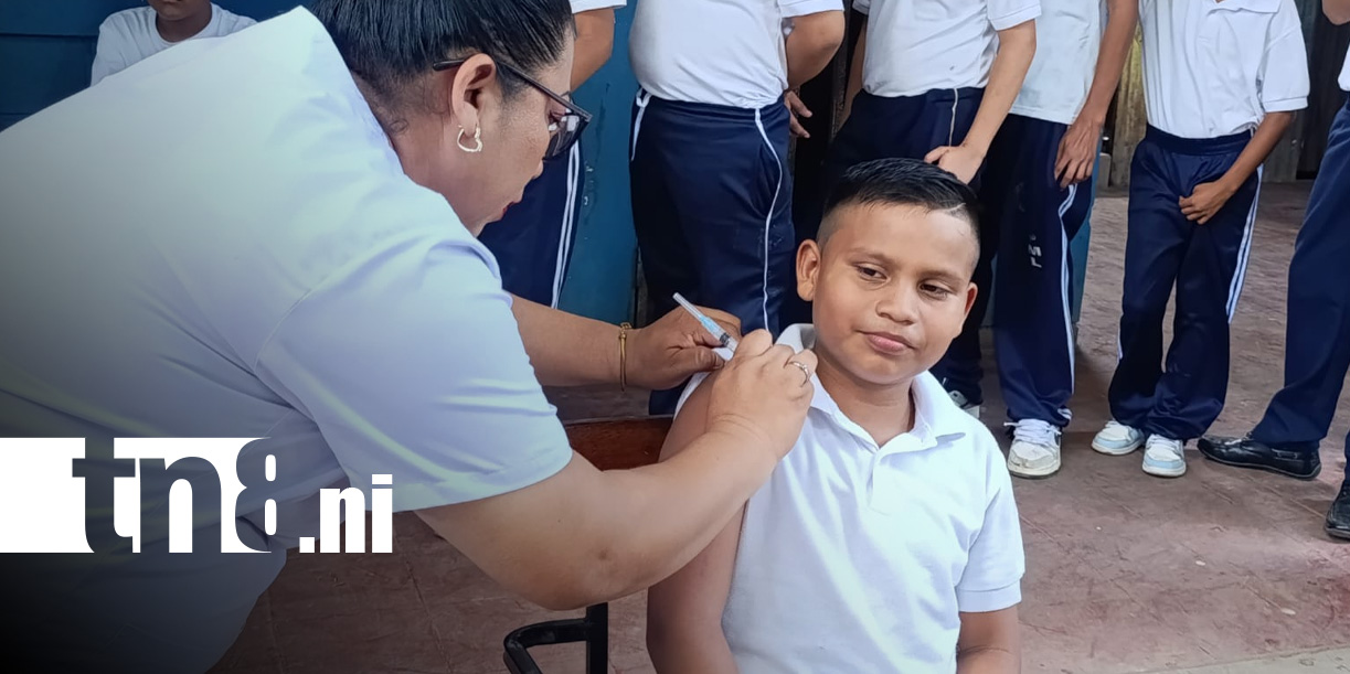 Foto: Vacunas contra el VPH en Managua / TN8
