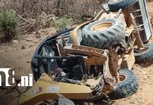 Foto: Accidente con retroexcavadora cobra una vida en Carazo, sector Carretera Costanera / TN8