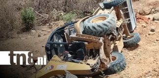 Foto: Accidente con retroexcavadora cobra una vida en Carazo, sector Carretera Costanera / TN8